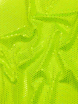 Holo flitteres  lycra anyag - GIALLO